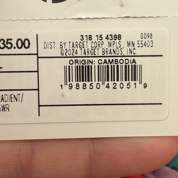 NWT Target Pride Adult Rainbow Gradient Midi Mesh bodycon Dress L - Picture 3 of 3